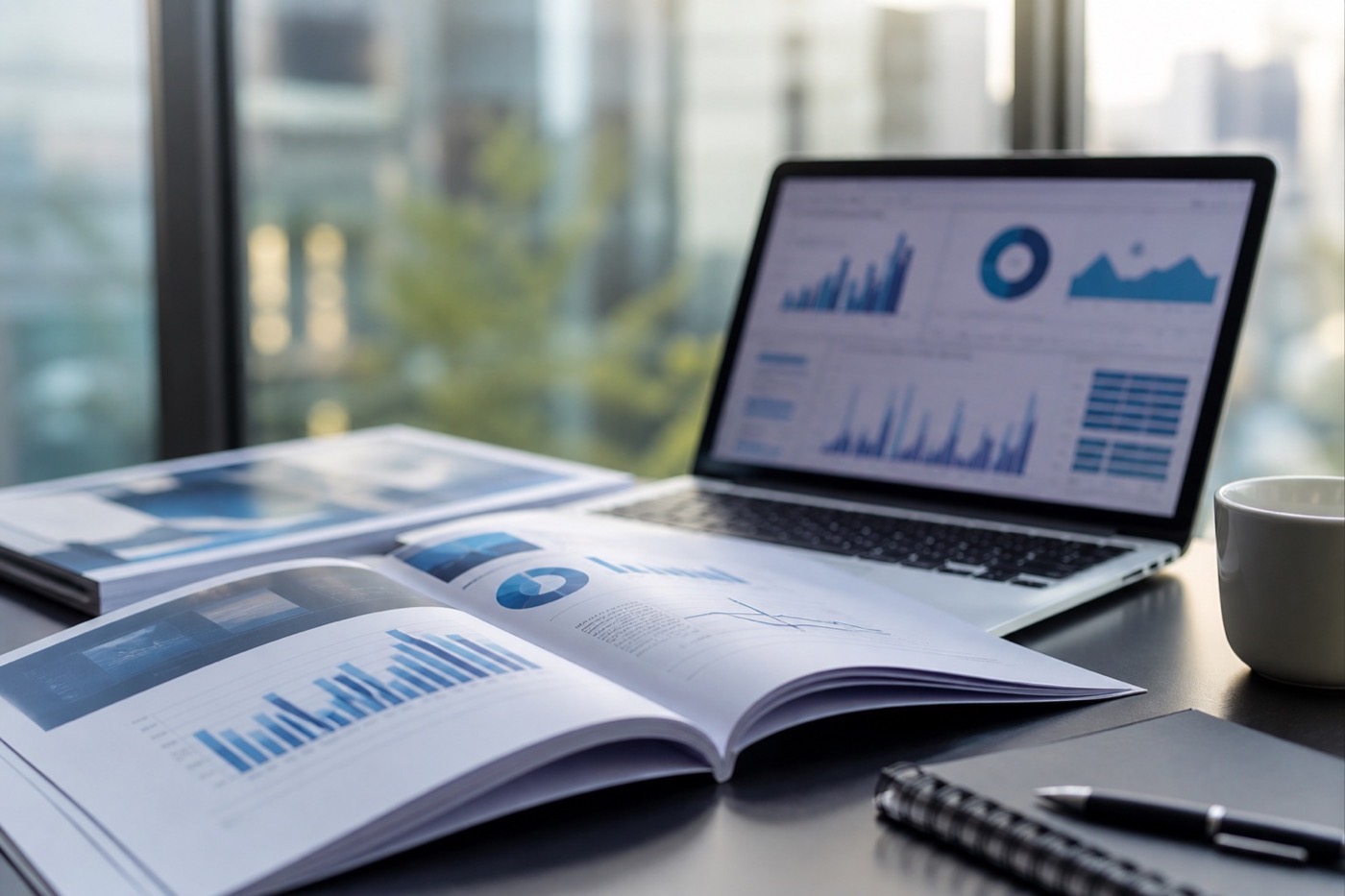 Printed and digital operational reports prepared for executive review
